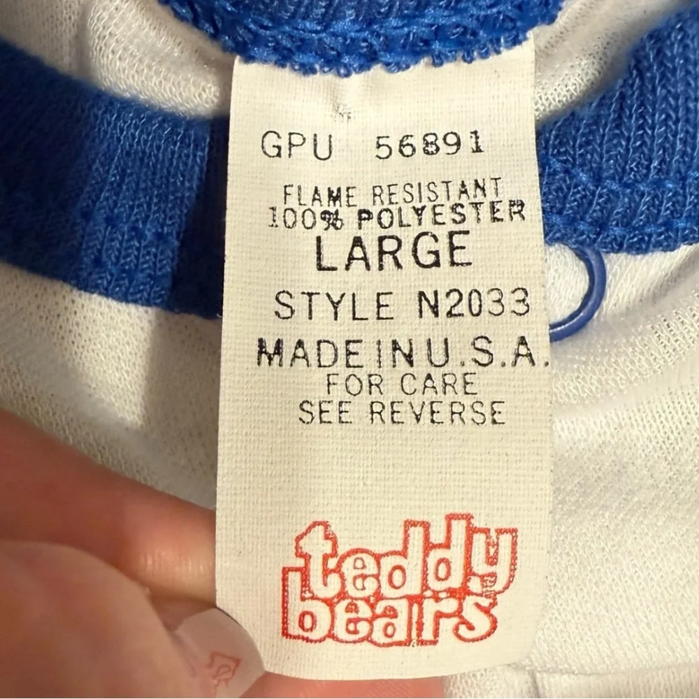 Vintage Teddy Bears NASA Astronaut Baby Romper – Size 12M (Vintage Large) - Picture 6 of 7